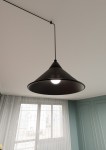 LAMPA WISZĄCA ABRAMO 1 CZARNA EMIBIG 160/1