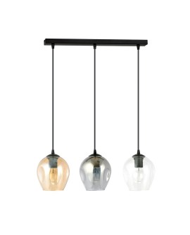 LAMPA WISZĄCA ISTAR 3 CZARNA MIX EMIBIG 678/3