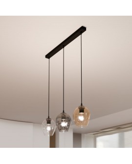 LAMPA WISZĄCA ISTAR 3 CZARNA MIX EMIBIG 678/3