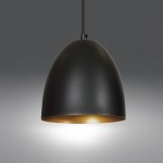 LAMPA WISZĄCA LENOX 1 CZARNA / ZŁOTA EMIBIG