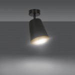 LAMPA SUFITOWA PRISM 1 CZARNA / ZŁOTA EMIBIG