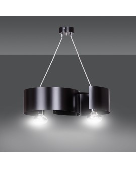 LAMPA WISZĄCA VIXON 2 CZARNA EMIBIG