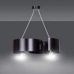 LAMPA WISZĄCA VIXON 2 CZARNA EMIBIG