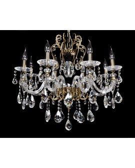 KLASYCZNY ŻYRANDOL KRYSZTAŁOWY BIANCA W8