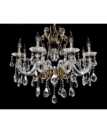 KLASYCZNY ŻYRANDOL KRYSZTAŁOWY BIANCA W8