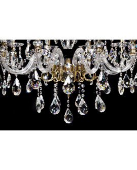 KLASYCZNY ŻYRANDOL KRYSZTAŁOWY BIANCA W8