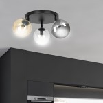 LAMPA SUFITOWA TOFI 3-PUNKTOWA CZARNA MIX PREMIUM EMIBIG