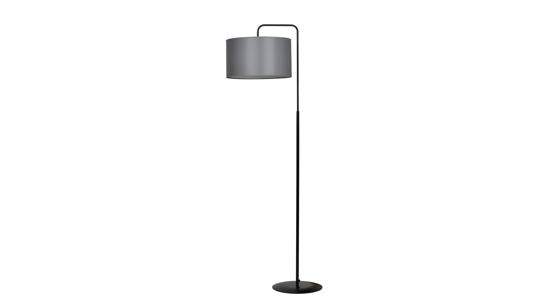 LAMPA PODŁOGOWA STOJĄCA TRAPO LP1 BL SZARA EMIBIG