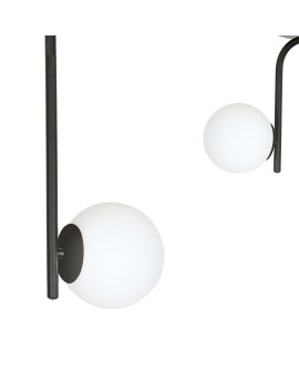 LAMPA SUFITOWA KALF 2-PUNKTOWA CZARNA EMIBIG