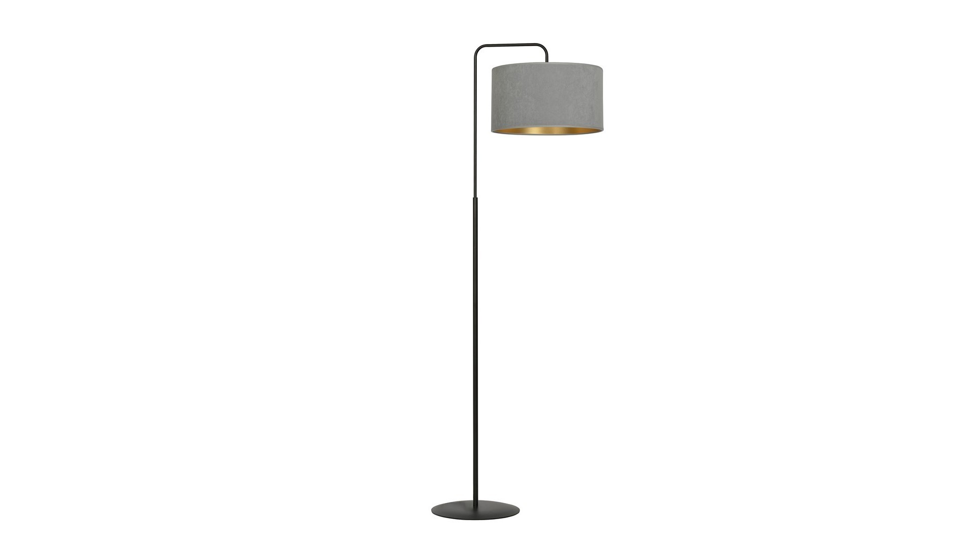 LAMPA PODŁOGOWA STOJĄCA HILDE LP1 BL SZARA EMIBIG