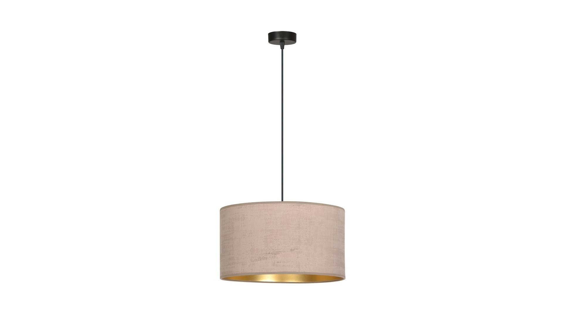 LAMPA WISZĄCA HILDE 1 CZARNA RÓŻOWA EMIBIG