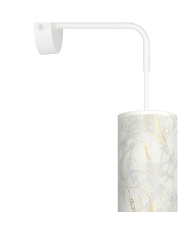 KINKIET LAMPA ŚCIENNA KARLI K1 WH MARBLE BIAŁA EMIBIG