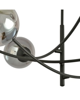 LAMPA SUFITOWA HUNTER 4-PUNKTOWA CZARNA/GRAFITOWA EMIBIG