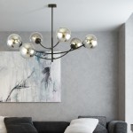 LAMPA SUFITOWA HUNTER 6-PUNKTOWA CZARNA/GRAFITOWA EMIBIG