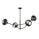 LAMPA SUFITOWA HUNTER 4-PUNKTOWA CZARNA/STRIPE EMIBIG