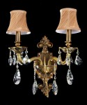 LAMPA ŚCIENNA KINKIET KRYSZTAŁOWY LUSSINARE W2