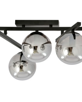 LAMPA SUFITOWA SMART 4-PUNKTOWA CZARNA/GRAFITOWA EMIBIG