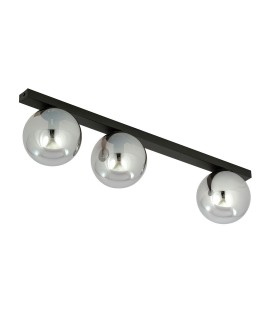 LAMPA SUFITOWA FIT 3-PUNKTOWA CZARNA/GRAFITOWA EMIBIG