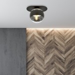 LAMPA SUFITOWA PLAZA 1 CZARNA/STRIPE EMIBIG