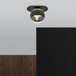 LAMPA SUFITOWA PLAZA 1 CZARNA/STRIPE EMIBIG