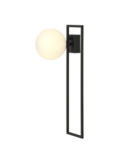 LAMPA SUFITOWA IMAGO 1B CZARNA/BIAŁA KULA EMIBIG