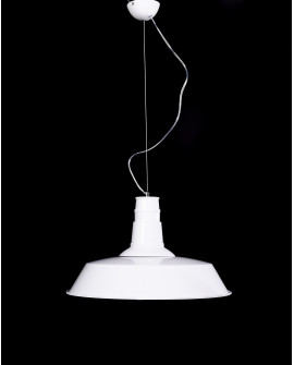 LAMPA WISZĄCA INDUSTRIALNA BIAŁA SAGGI