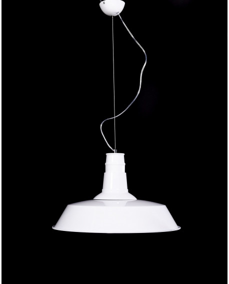 LAMPA WISZĄCA INDUSTRIALNA BIAŁA SAGGI