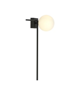 LAMPA SUFITOWA IMAGO 1F CZARNA/BIAŁA KULA EMIBIG