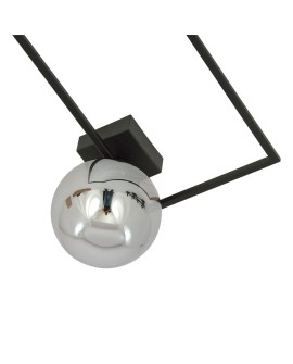 LAMPA SUFITOWA IMAGO 1A CZARNA/GRAFITOWA EMIBIG