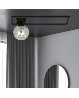 LAMPA SUFITOWA IMAGO 1B CZARNA/GRAFITOWA EMIBIG