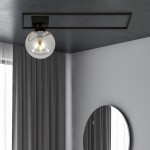 LAMPA SUFITOWA IMAGO 1B CZARNA/GRAFITOWA EMIBIG