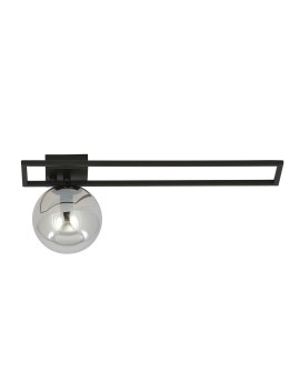 LAMPA SUFITOWA IMAGO 1C CZARNA/GRAFITOWA EMIBIG