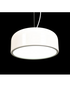 NOWOCZESNA LAMPA WISZĄCA BIAŁA SCUDO D50