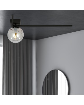 LAMPA SUFITOWA IMAGO 1F CZARNA/GRAFITOWA EMIBIG