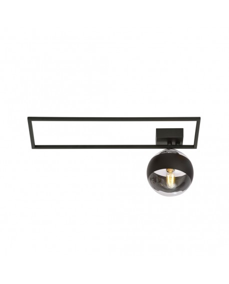 LAMPA SUFITOWA IMAGO 1A CZARNA/STRIPE EMIBIG