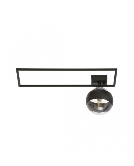 LAMPA SUFITOWA IMAGO 1A CZARNA/STRIPE EMIBIG