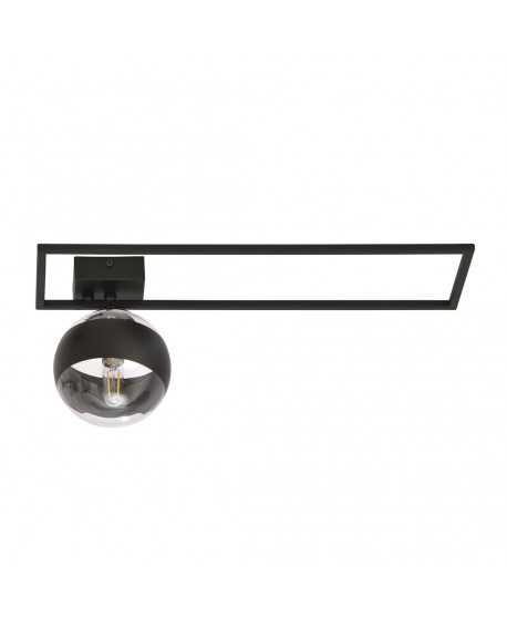 LAMPA SUFITOWA IMAGO 1B CZARNA/STRIPE EMIBIG