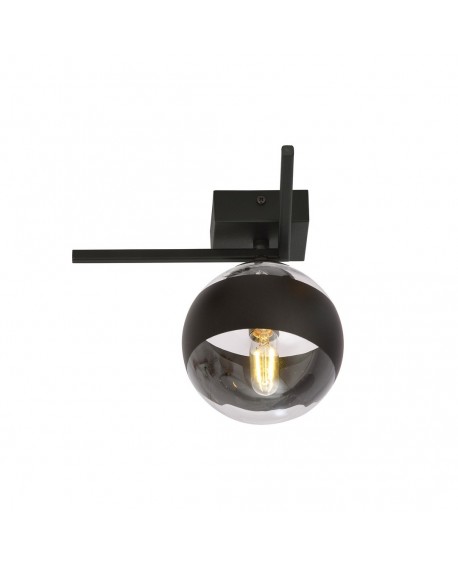 LAMPA SUFITOWA IMAGO 1G CZARNA/STRIPE EMIBIG