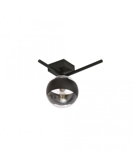 LAMPA SUFITOWA IMAGO 1G CZARNA/STRIPE EMIBIG