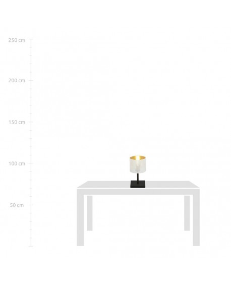 LAMPA BIURKOWA STOŁOWA JORDAN LN1 BIAŁA/ZŁOTA EMIBIG