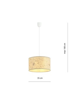 LAMPA WISZĄCA ASTON 1 CORK EMIBIG