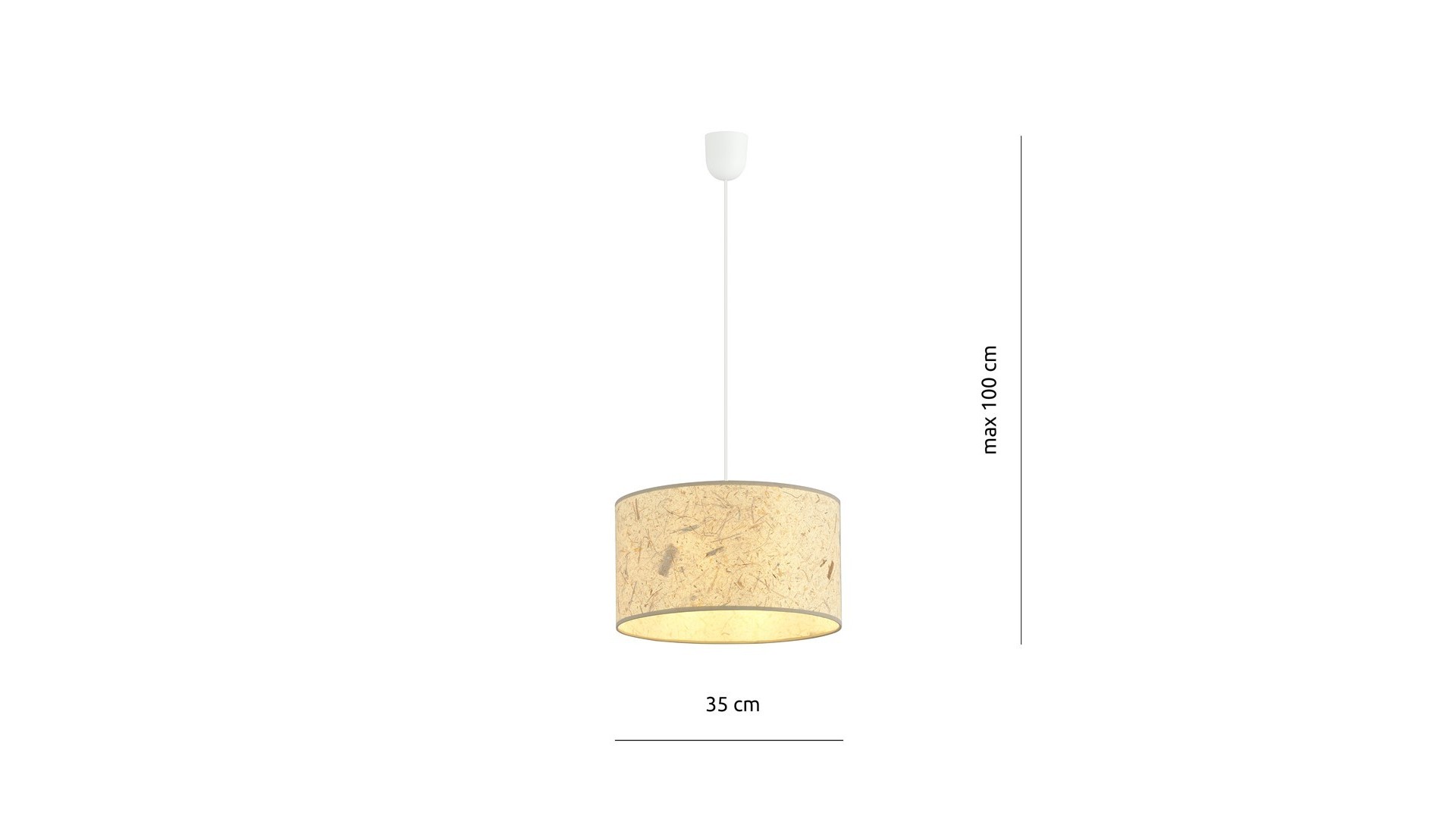 LAMPA WISZĄCA ASTON 1 CORK EMIBIG
