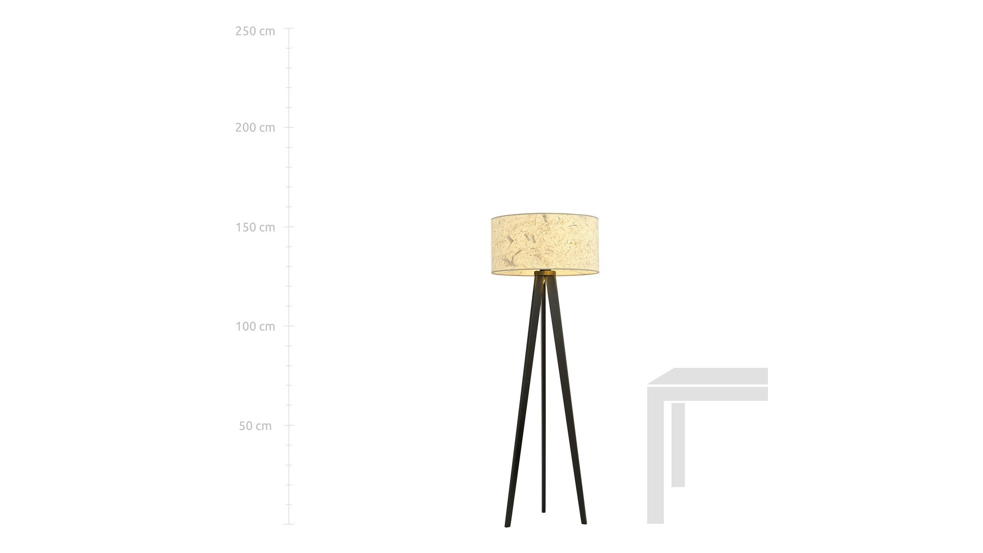 LAMPA PODŁOGOWA STOJĄCA ASTON LP1 KORKOWA EMIBIG