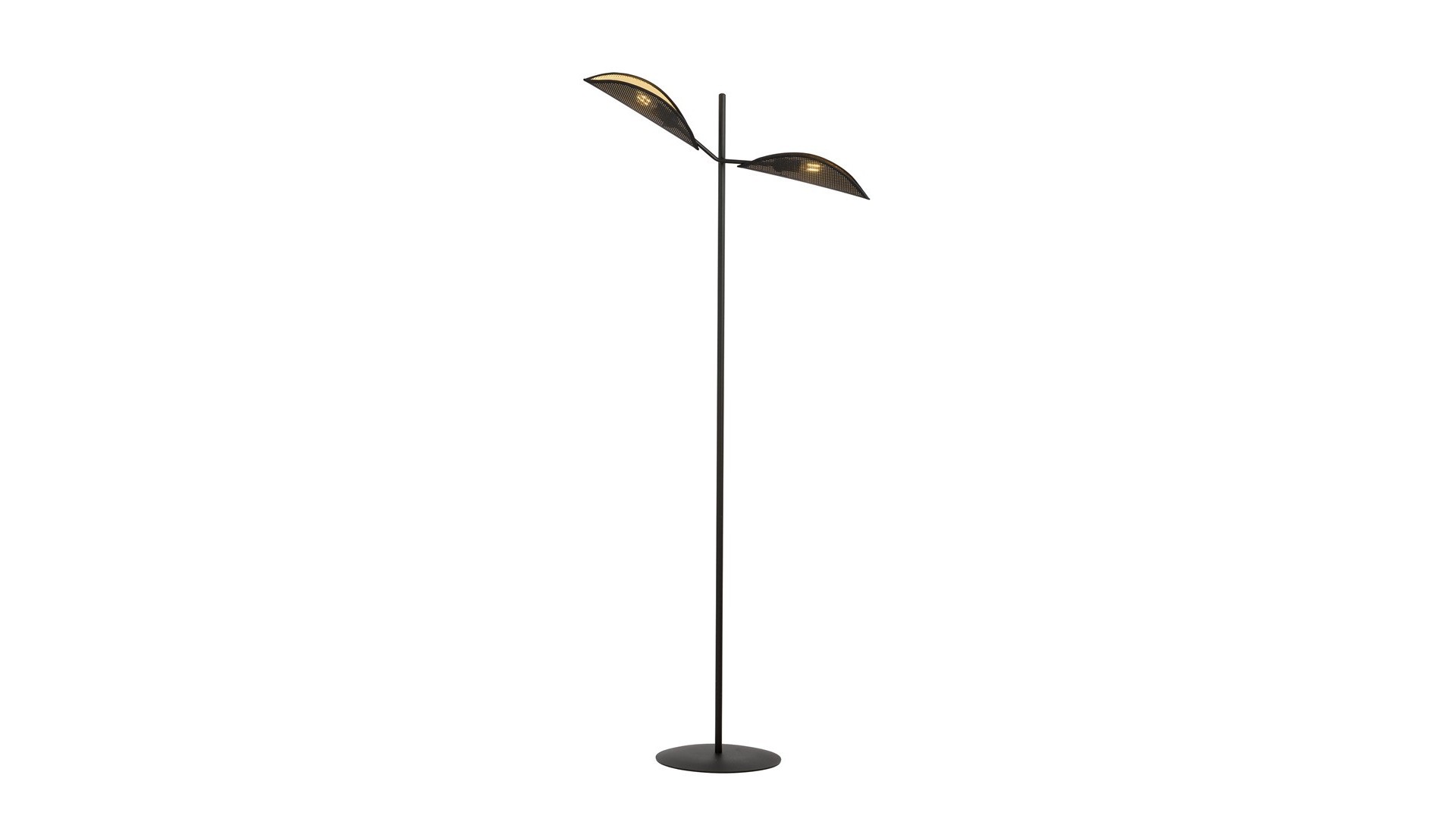 LAMPA PODŁOGOWA STOJĄCA VENE LP2 CZARNA/ZŁOTA EMIBIG