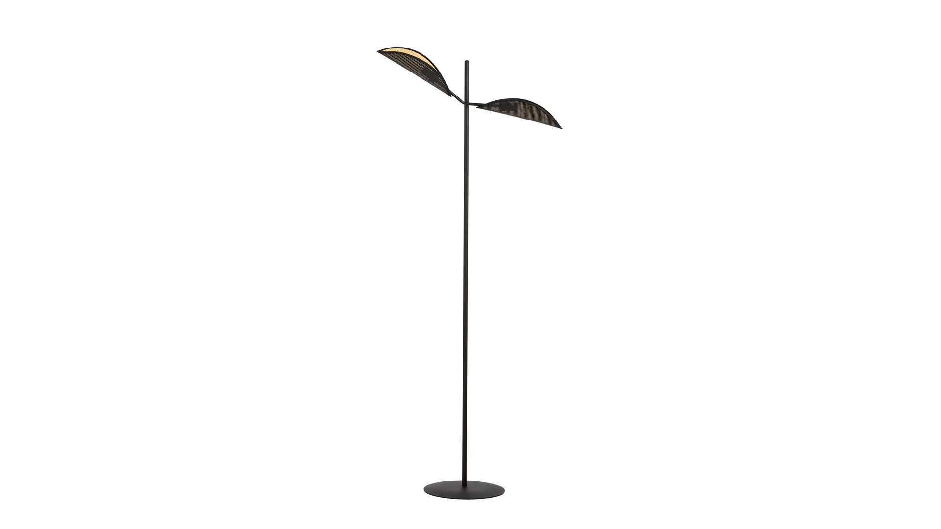 LAMPA PODŁOGOWA STOJĄCA VENE LP2 CZARNA/ZŁOTA EMIBIG