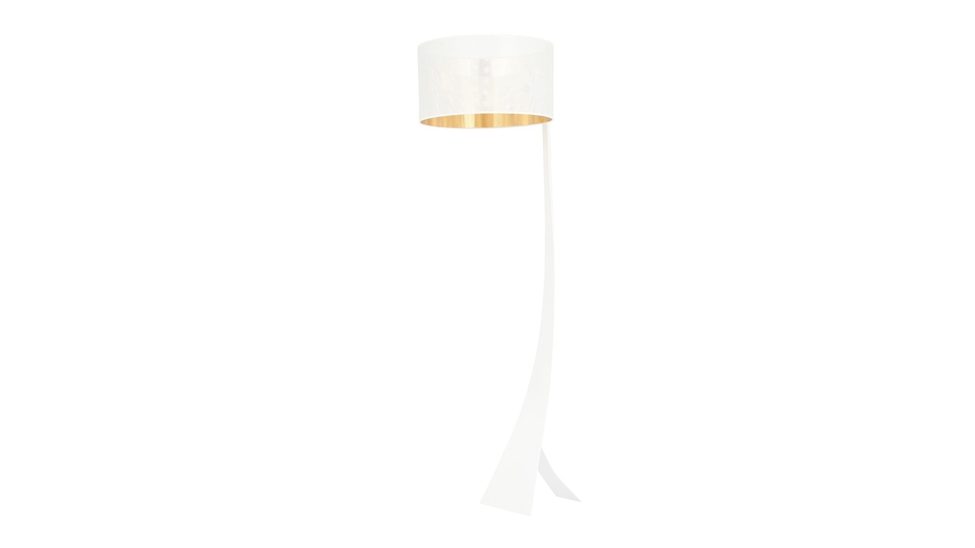 LAMPA PODŁOGOWA STOJĄCA ESTRELLA LP1 BIAŁA/ZŁOTA EMIBIG