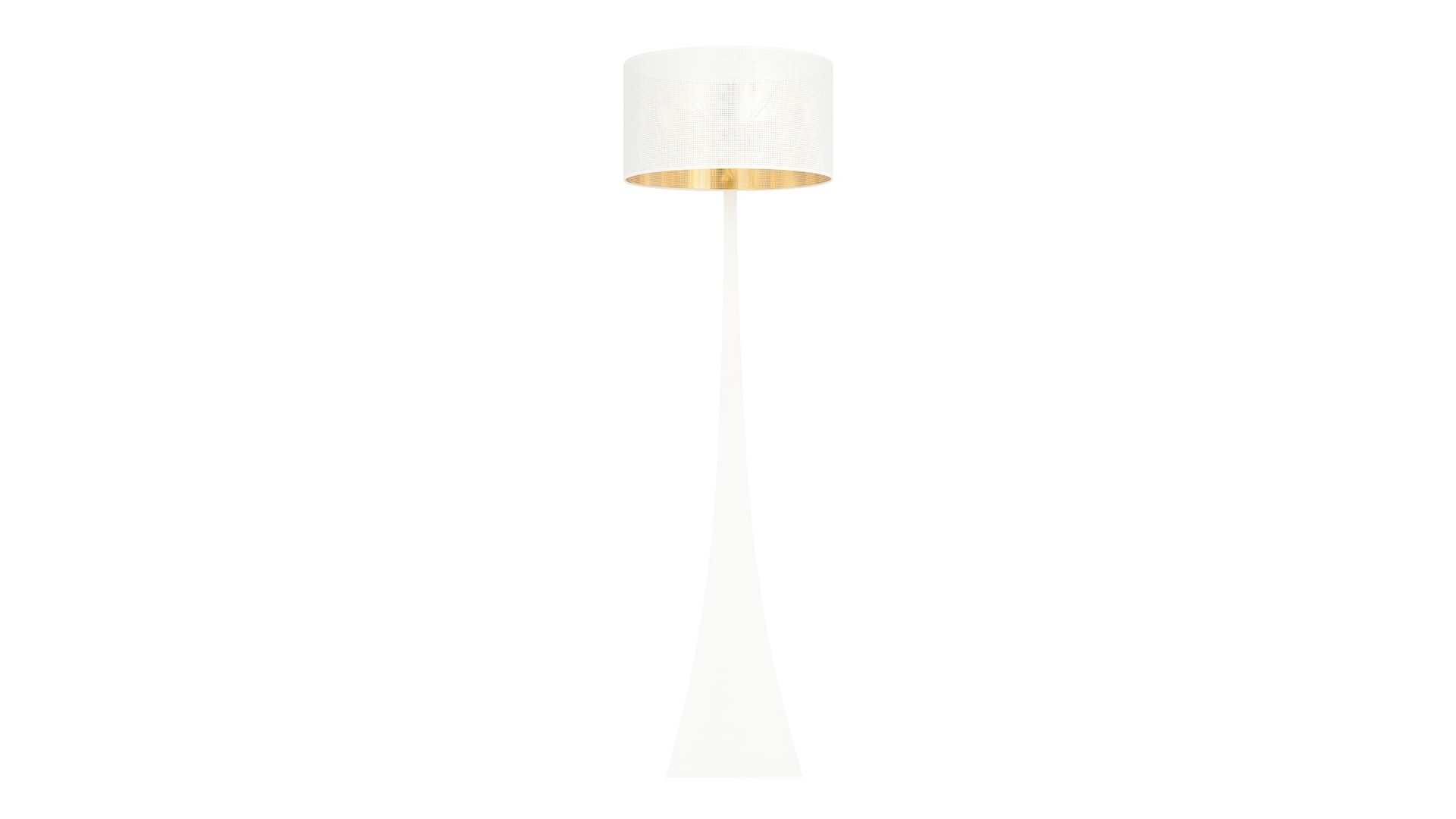 LAMPA PODŁOGOWA STOJĄCA ESTRELLA LP1 BIAŁA/ZŁOTA EMIBIG