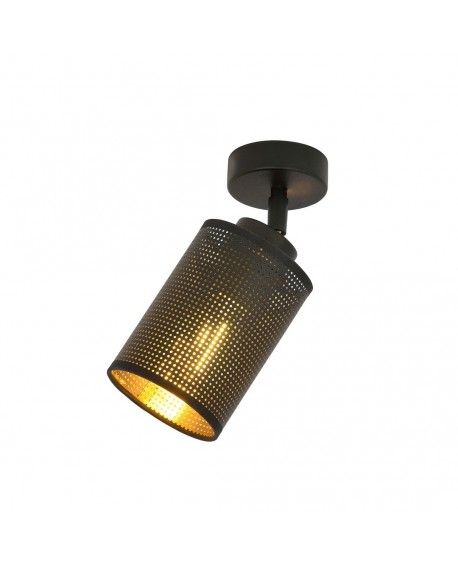 LAMPA SUFITOWA BRONX 1 CZARNA EMIBIG