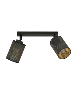 LAMPA SUFITOWA BRONX 2-PUNKTOWA CZARNA EMIBIG