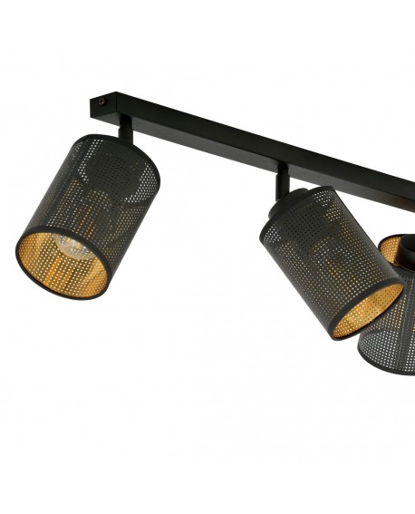 LAMPA SUFITOWA BRONX 3-PUNKTOWA CZARNA EMIBIG